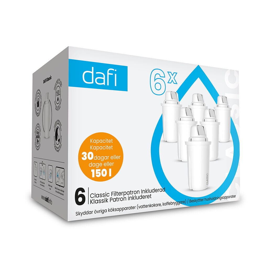 Dafi Filterpatroner 6-pack