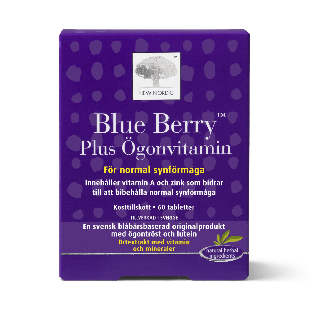 New Nordic Blue Berry Plus Ögonvitamin 60 tabletter
