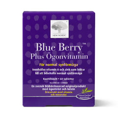 New Nordic Blue Berry Plus Ögonvitamin 60 tabletter