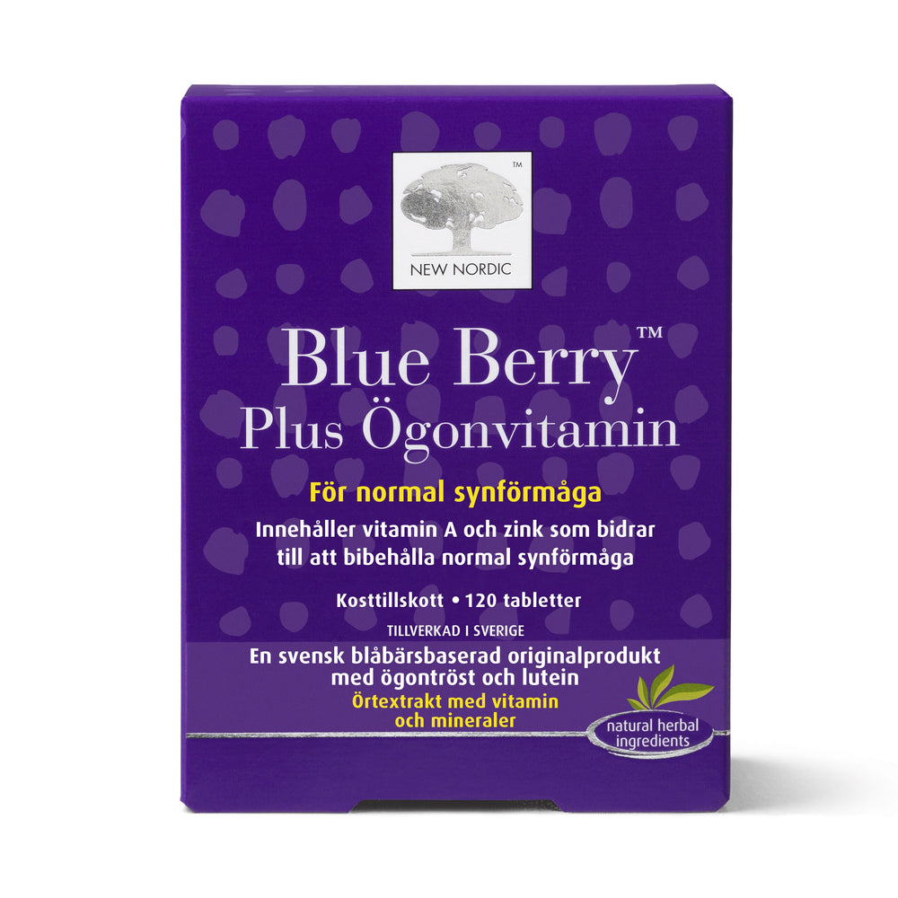 New Nordic Blue Berry Plus Ögonvitamin 120 tabletter