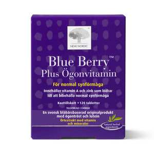 New Nordic Blue Berry Plus Ögonvitamin 120 tabletter