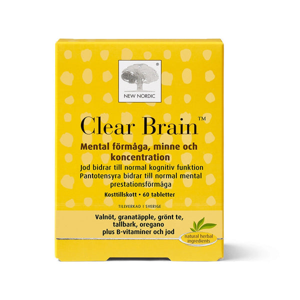 New Nordic Clear Brain 60 tabletter