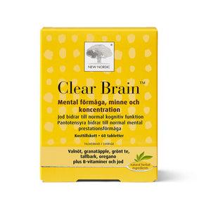 New Nordic Clear Brain 120 tabletter