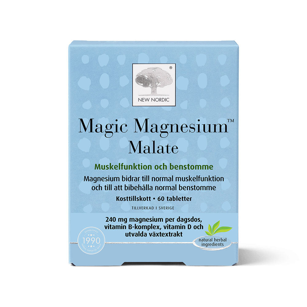 New Nordic Magic Magnesium Malate 60 tabletter