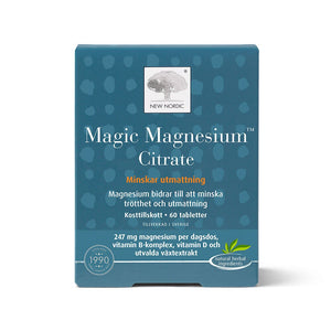 New Nordic Magic Magnesium Citrate 60 tabletter