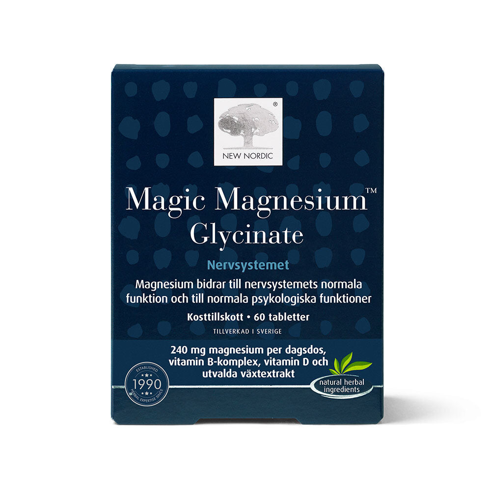 New Nordic Magic Magnesium Glycinate 60 tabletter