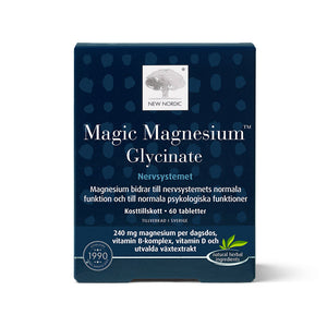 New Nordic Magic Magnesium Glycinate 60 tabletter