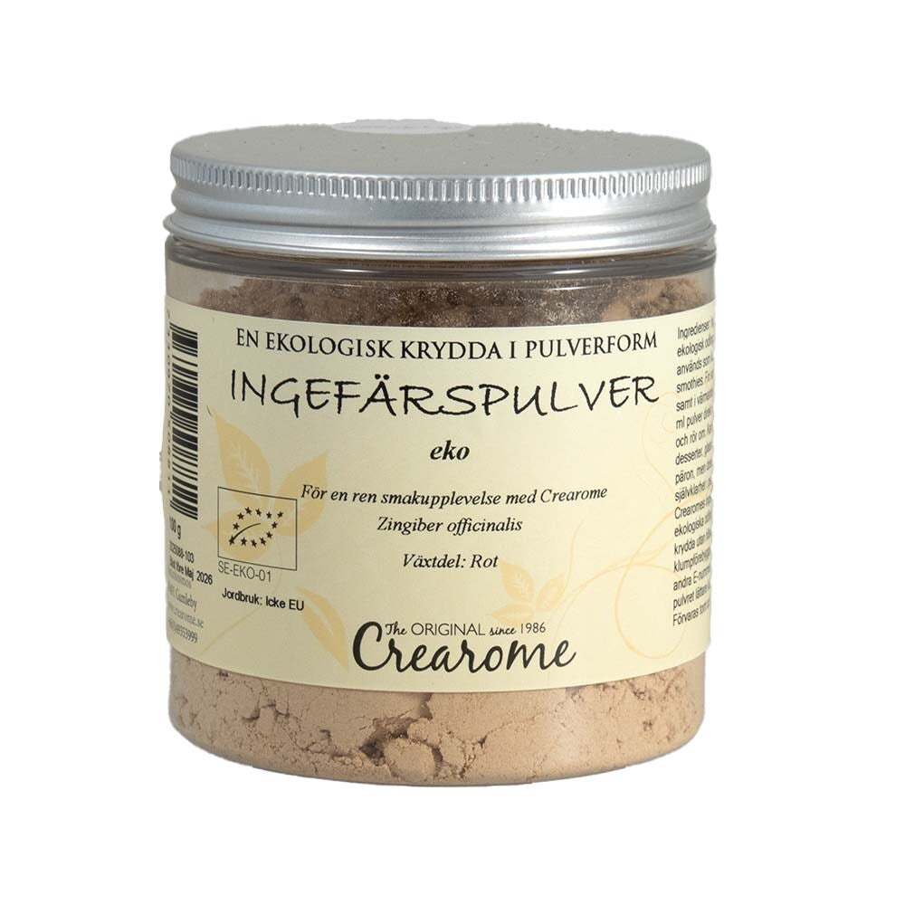 Crearome Ingefärapulver 100 g