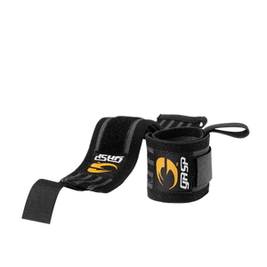 GASP Hardcore Wrist Wraps Svart/Grå 33 cm