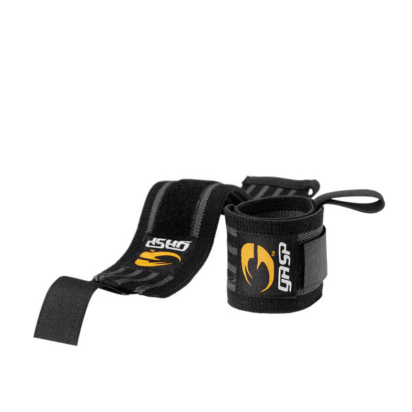 GASP Hardcore Wrist Wraps Svart/Grå 33 cm