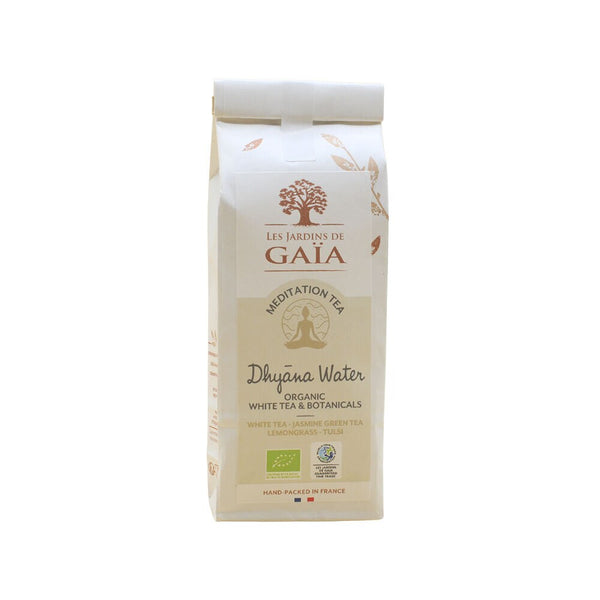Les Jardins de Gaïa Meditation Jasmin Citrongräs Tulsi Vitt Te 50 g