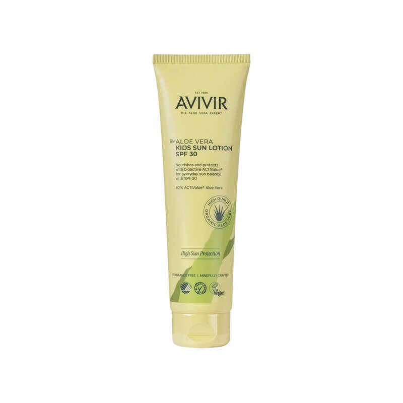 Avivir Aloe Vera KIDS Sun Safe SPF 30 150 ml ny förpackning