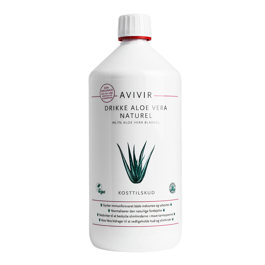 Avivir Aloe Vera Juice Naturell 1000 ml