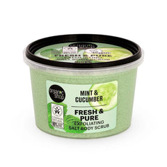 Organic Shop Exfoliating Salt Body Scrub Mint & Cucumber 250 ml