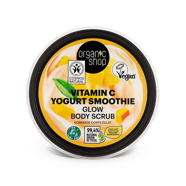 Organic Shop Vitamin C Yogurt Smoothie Glow Body Scrub 250 ml – i burk