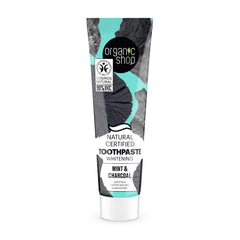 Organic Shop Charcoal & Mint Toothpaste Whitening 100 g