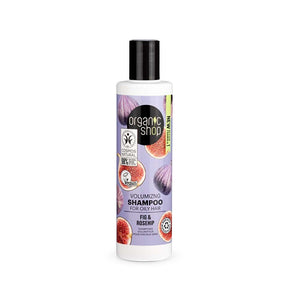 Organic Shop Volumizing Shampoo for Oily Hair Fig and Rosehip 280 ml