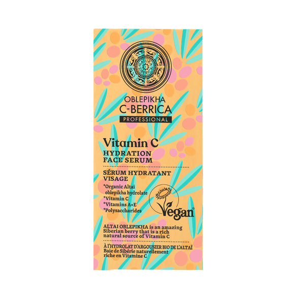 Natura Siberica Oblepikha C-Berrica Hydration Face Serum 30 ml – i förpackning