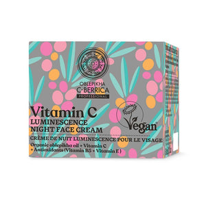 Natura Siberica Oblepikha C-Berrica Luminescence Night Face Cream 50 ml – i förpackning