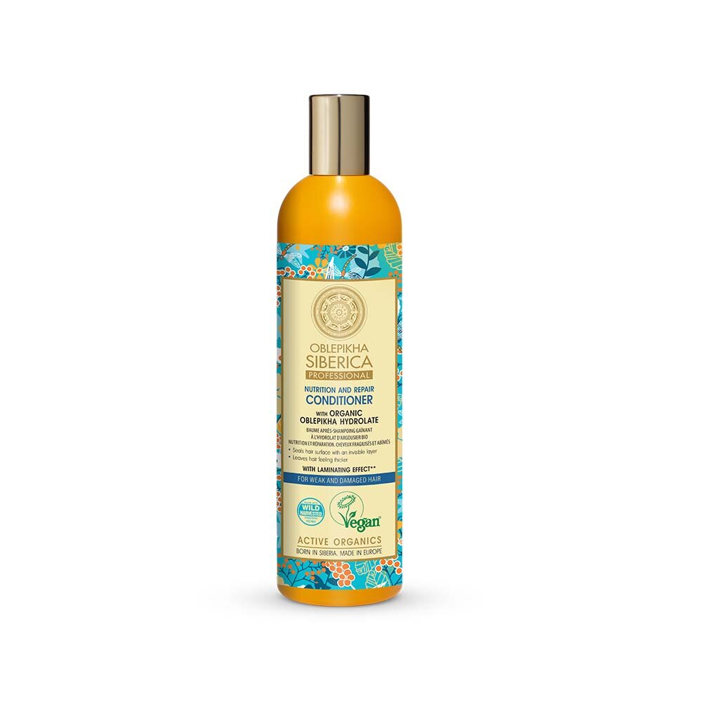 Natura Siberica Conditioner Organic Oblepikha Hydrolate For Weak And Damaged Hair 400 ml