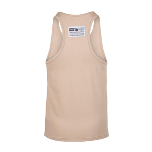 Gorilla Wear Classic Tank Top Light Brown – linne bakifrån