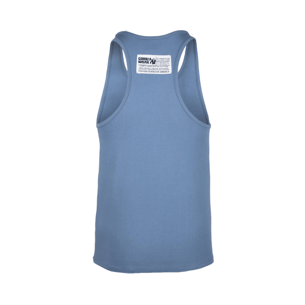 Gorilla Wear Classic Tank Top Coronet Blue – linne bakifrån