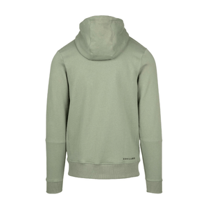 Gorilla Wear Leon Zipped Hoodie Green – hoodie bakifrån
