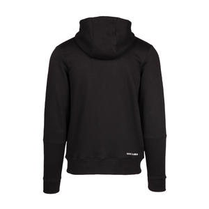 Gorilla Wear Leon Zipped Hoodie Black – hoodie bakifrån