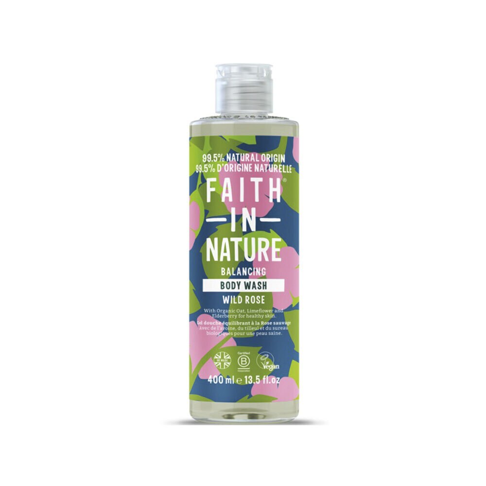Faith in Nature Duschgel Wild Rose 400 ml