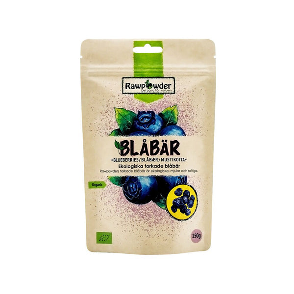 Rawpowder Blåbär torkade 150 g