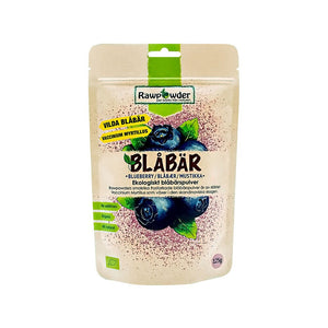 Rawpowder Blåbärspulver Frystorkad 125 g