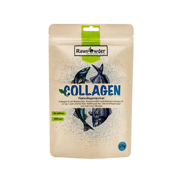 Rawpowder Hydrolyserat Kollagen Fisk 175 g