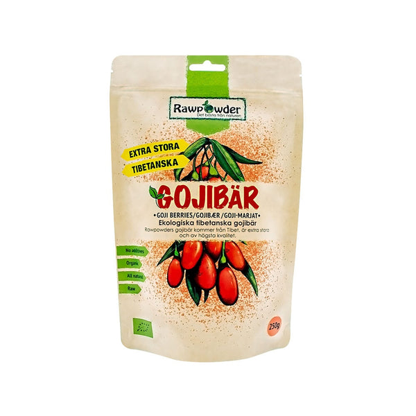 Rawpowder Goji Golden Stora Tibetanska 250 g