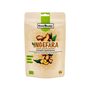 Rawpowder Ingefära pulver 125 g