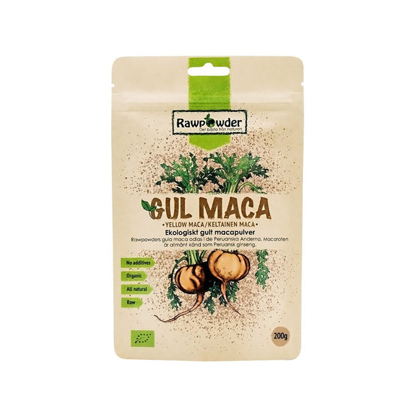 Rawpowder Maca Gul Pulver 200 g