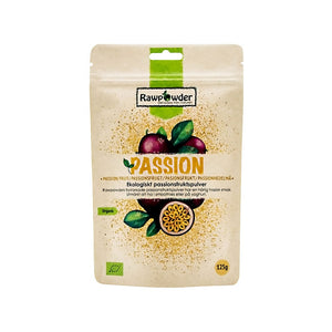 Rawpowder Passionsfruktpulver Frystorkat 125 g