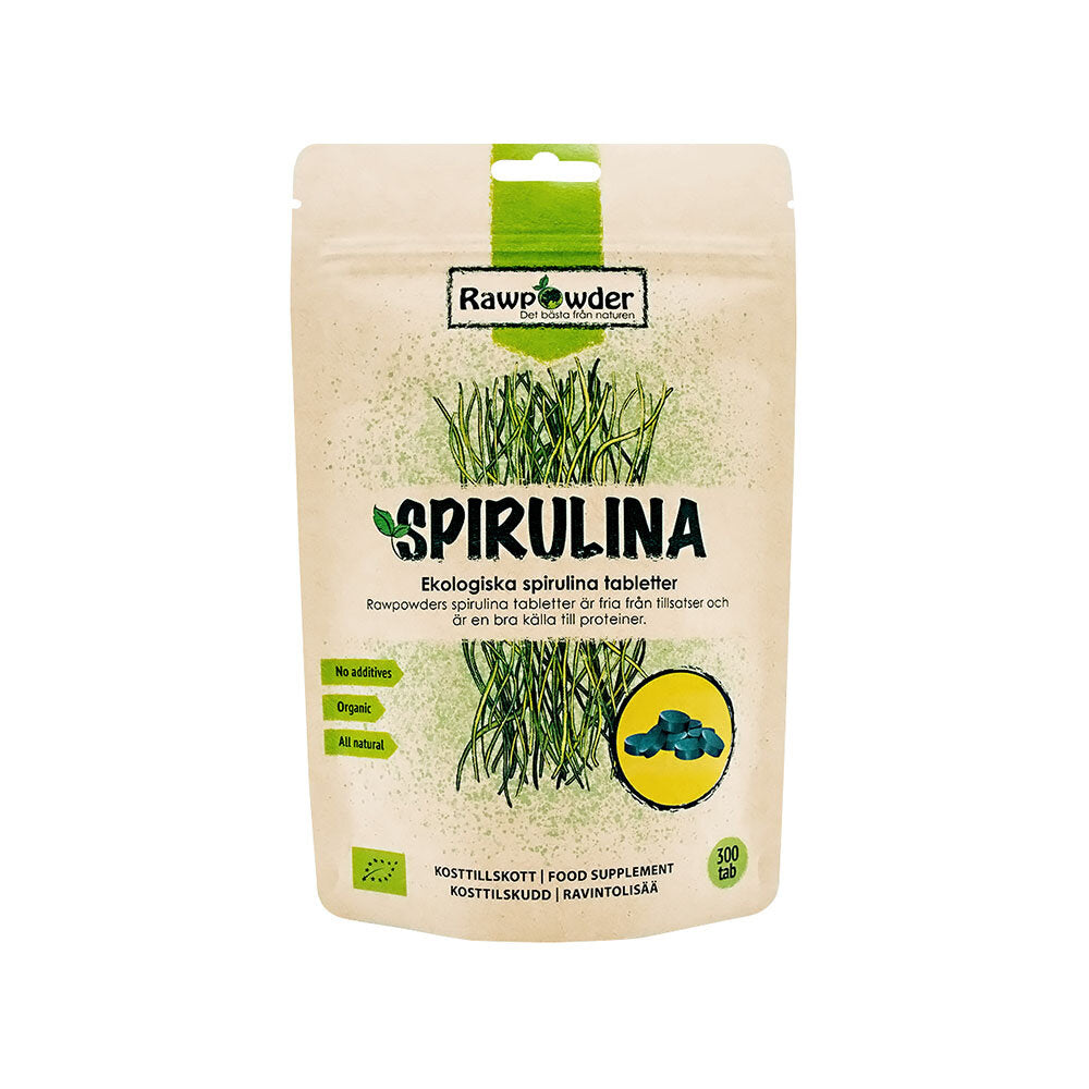 Rawpowder Spirulina 300 tabletter
