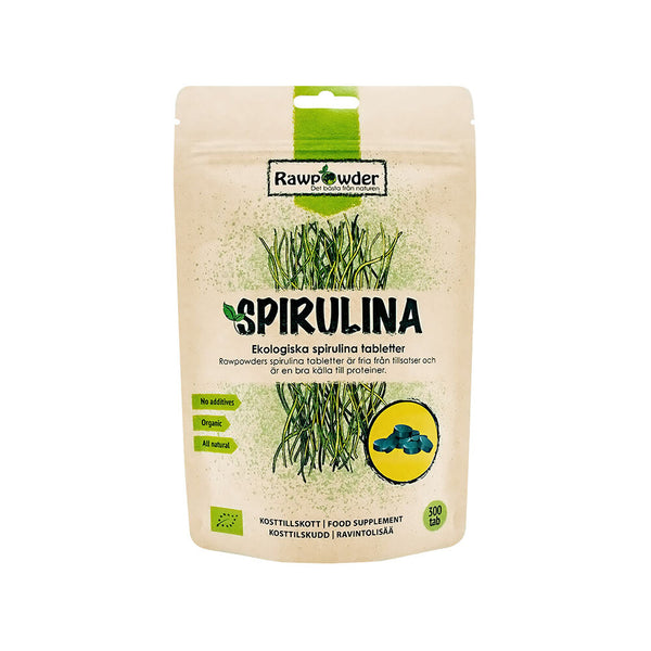 Rawpowder Spirulina 300 tabletter