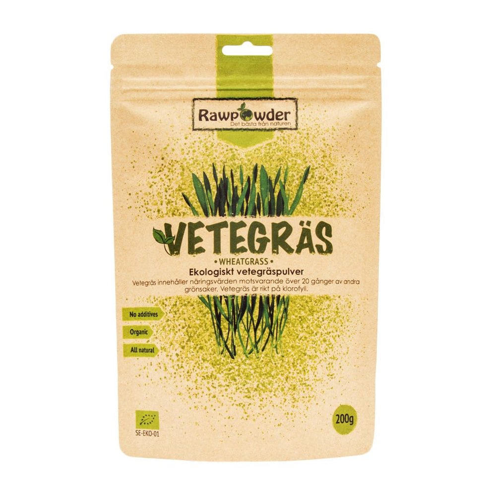 Rawpowder Vetegräs 200 g