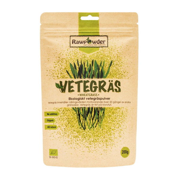 Rawpowder Vetegräs 200 g