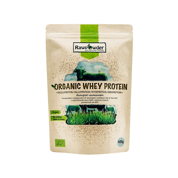 Rawpowder Organic Whey Protein 80% 400 g