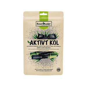 Rawpowder Aktivt Kol Pulver 100 g