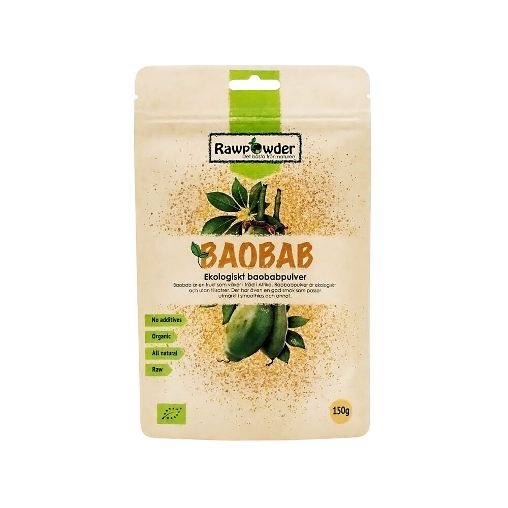 Rawpowder Baobab Pulver 150 g