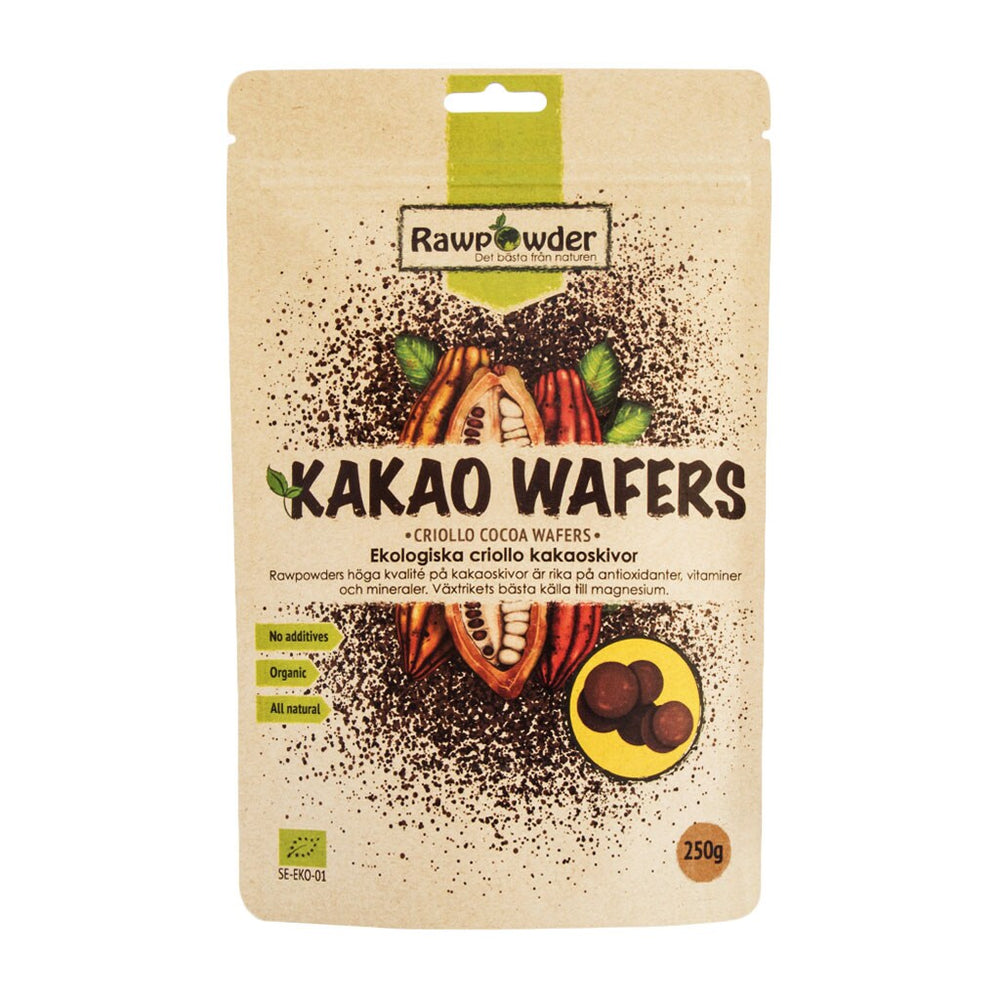 Rawpowder Kakao skivor 100% Criollo 250 g