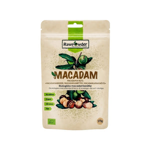 Rawpowder Macadam nötter Naturell 175 g
