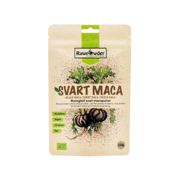 Rawpowder Svart Maca Pulver 150 g