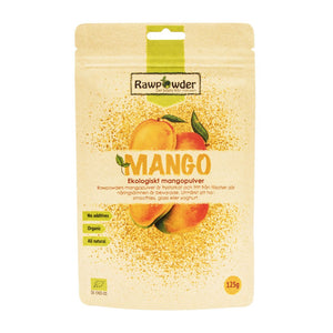 Rawpowder Mango pulver frystorkad 125 g