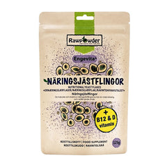 Rawpowder Näringsjästflingor Engevita med B12 & D 125 g