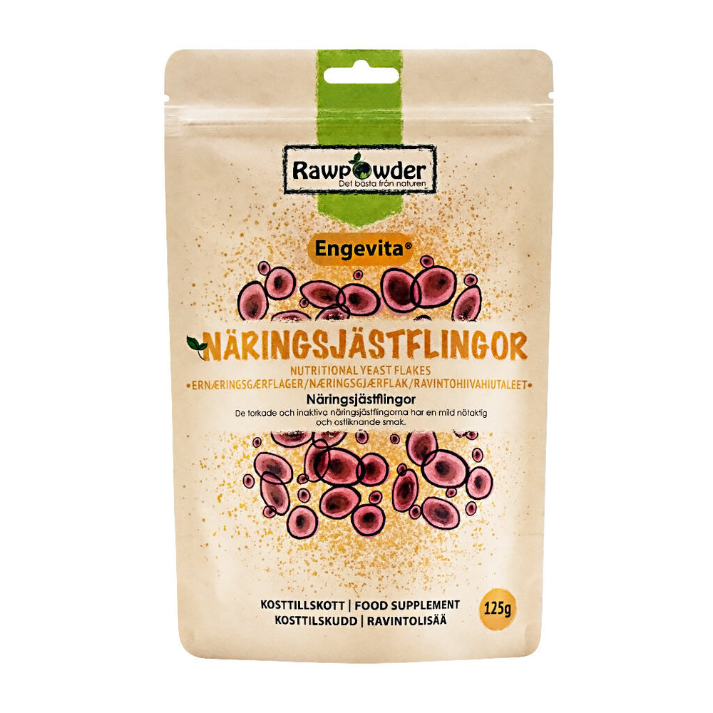 Rawpowder Näringsjästflingor Engevita 125 g