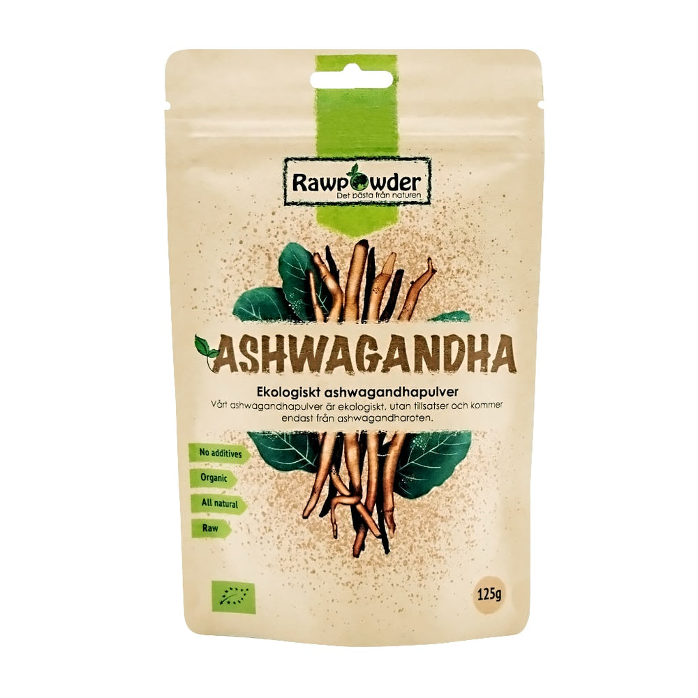 Rawpowder Ashwagandha pulver 125 g
